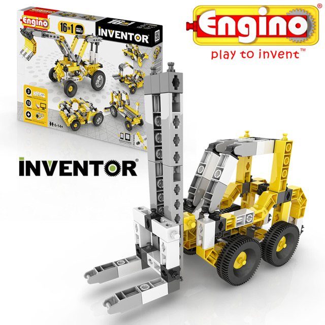 Engino安捷積木 發明者系列-工程車十六模組