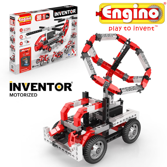 Engino安捷積木 發明者電動系列-90 in 1電動變形多組合款