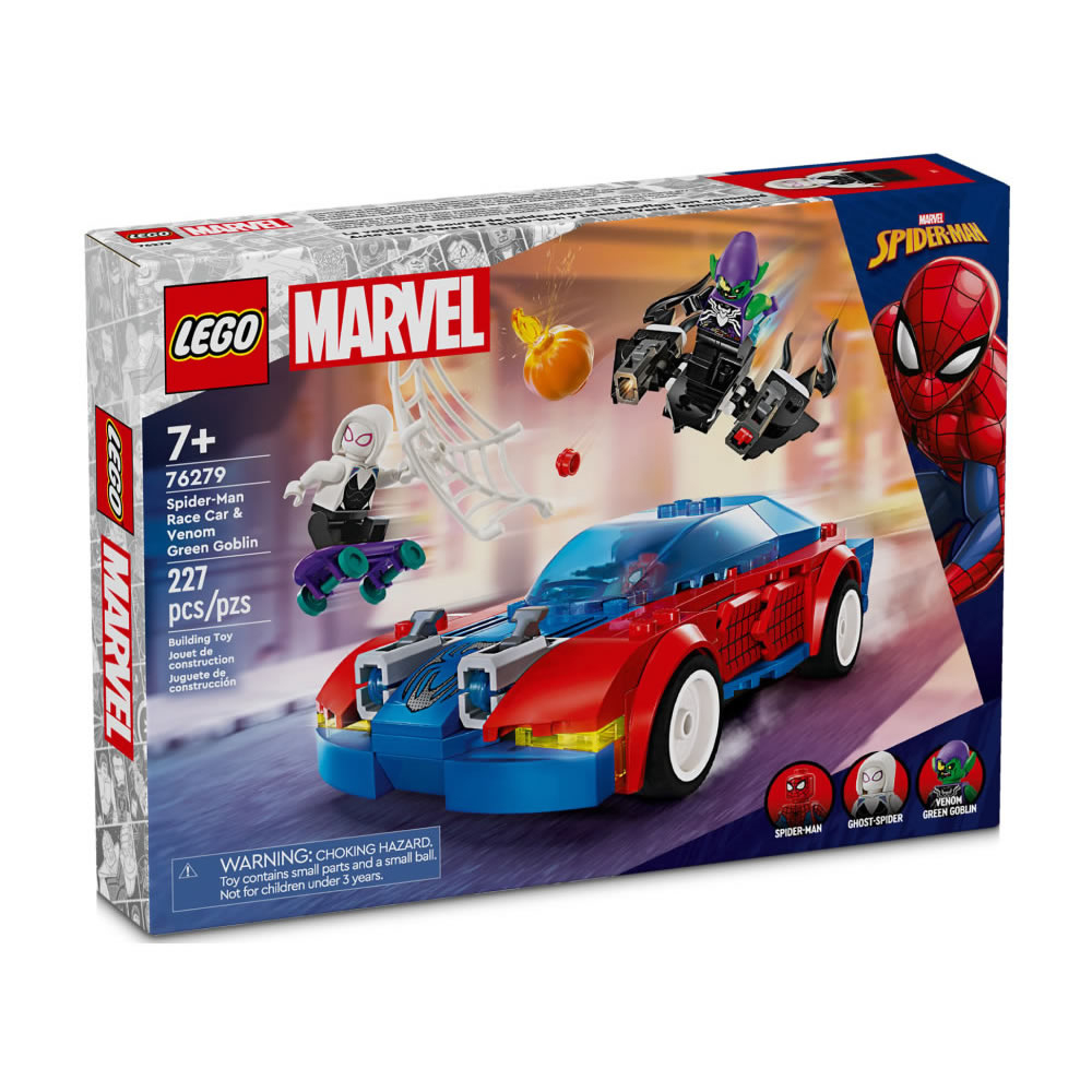 樂高積木LEGO《LT 76279》202401 超級英雄系列-Spider-Man Racecar & Venom Green Goblin