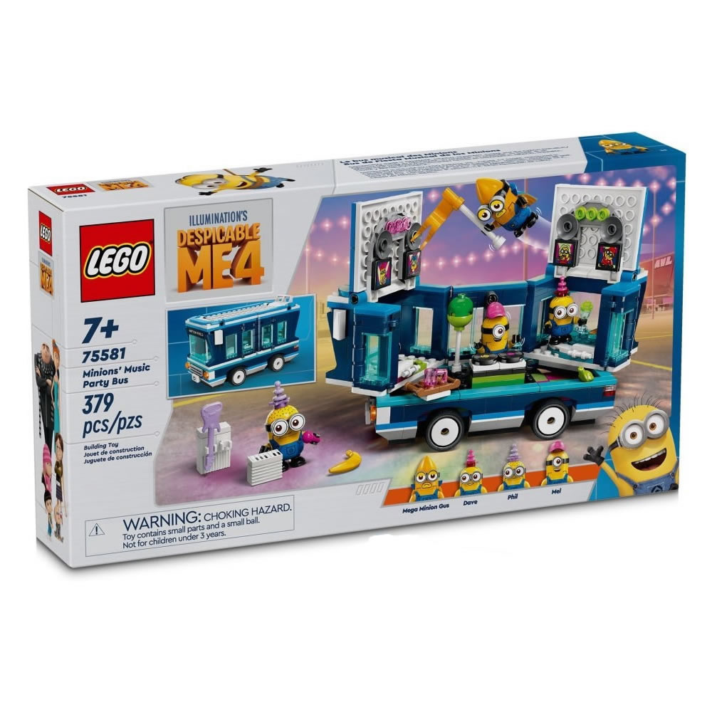 樂高積木LEGO《LT 75581》202405 小小兵系列 - 小小兵的音樂派對巴士