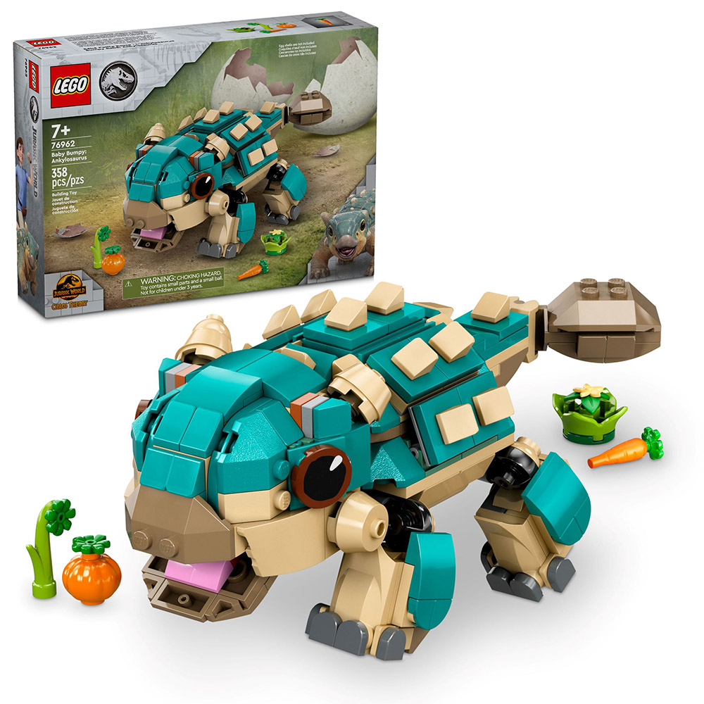 樂高積木LEGO《LT 75962》202406 侏儸紀世界系列 - Baby Bumpy: Ankylosaurus