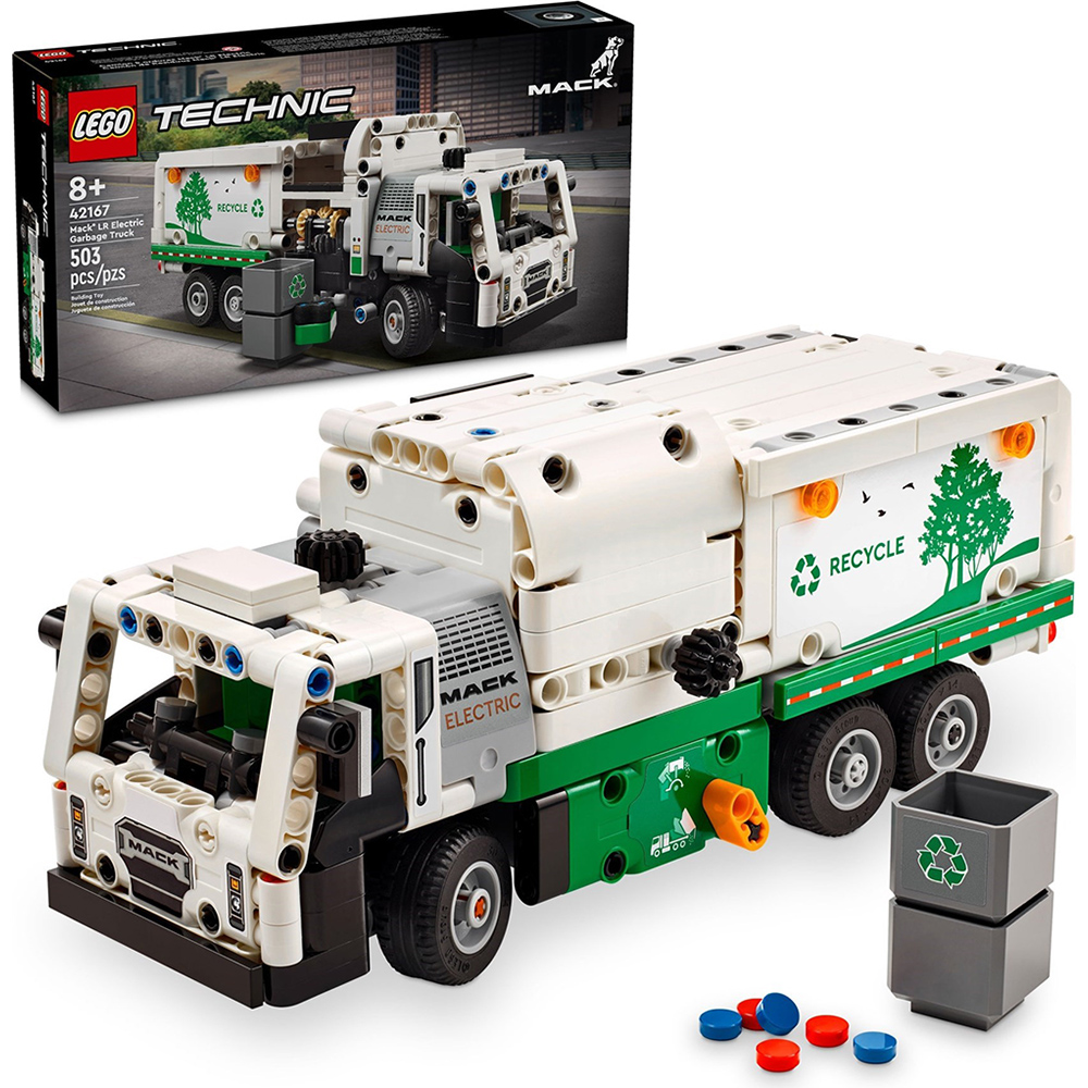 樂高積木LEGO《LT 42167》202401 科技系列-Mack® LR Electric Garbage Truck