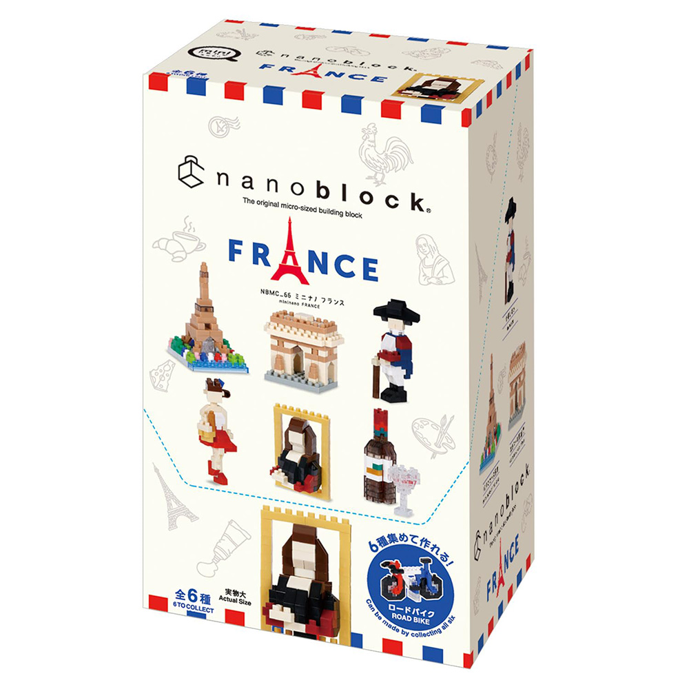 《 Nano Block 迷你積木 》NBMC 66s Mininano 法國風情系列(一盒6入)