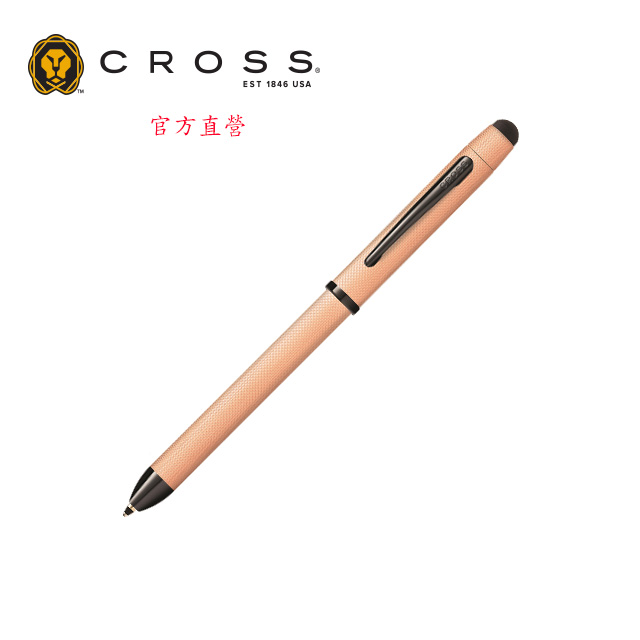 CROSS Tech 3+ PVD玫瑰金多功能觸控筆 AT0090-20
