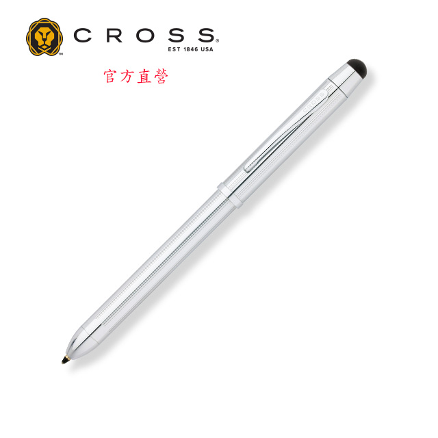 CROSS Tech 3+ 亮鉻多功能觸控筆 AT0090-1