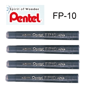 百點攜帶式卡式毛筆墨水管替芯 FP-10(4支1包)