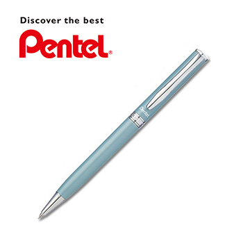 日本 PENTEL 飛龍 Sterling烤漆系列金屬鋼珠筆(藍桿/K611/2入組)