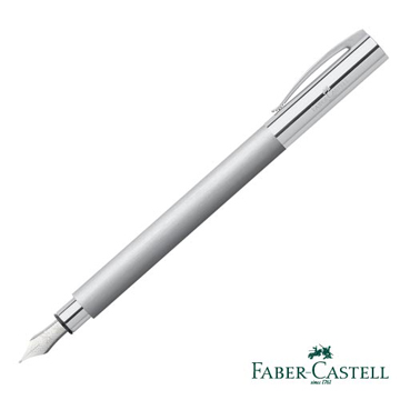Faber-Castell 成吉思汗AMBITION 銀絲不鏽鋼─鋼筆