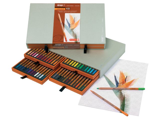 BRUYNZEEL- SAKURA專業級油性色鉛筆48色