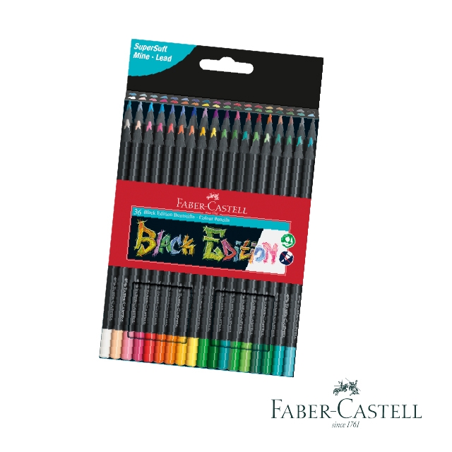 Faber-Castell 紅色系 黑旋風 油性色鉛筆 36色