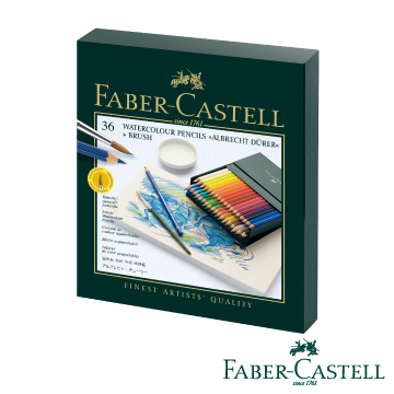 Faber-Castell 藝術家級 水彩色鉛筆36色 精裝盒
