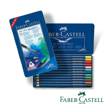 Faber-Castell 創意工坊 水彩色鉛筆12色