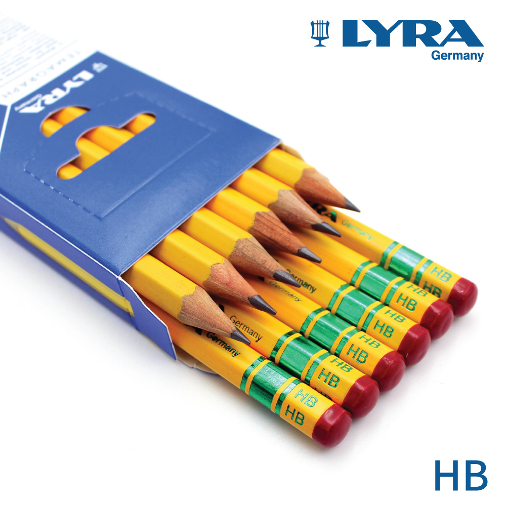 【德國LYRA】百年經典黃桿鉛筆HB(12入)