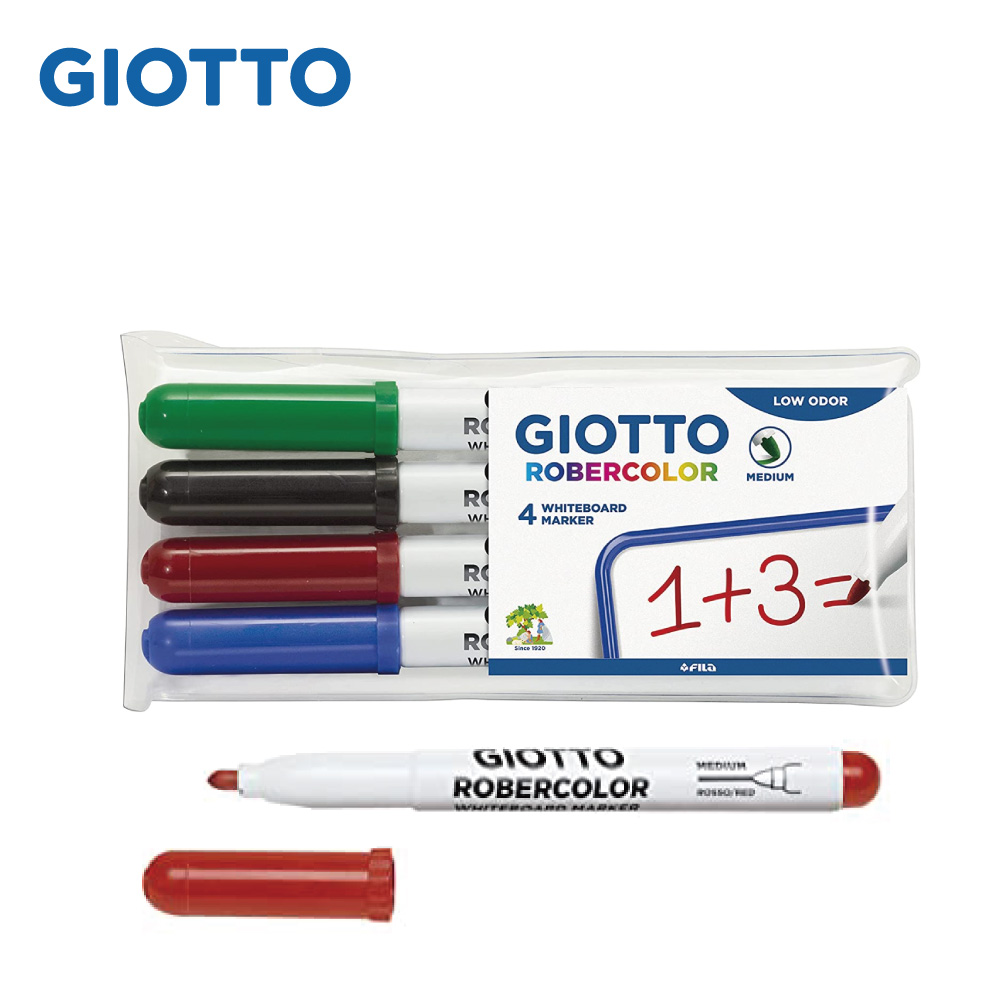 【義大利GIOTTO】兒童專用白板筆4色