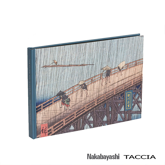 日本 NAKABAYASHI 浮世繪系列 歌川�重 A5自黏相本(藍鼠)