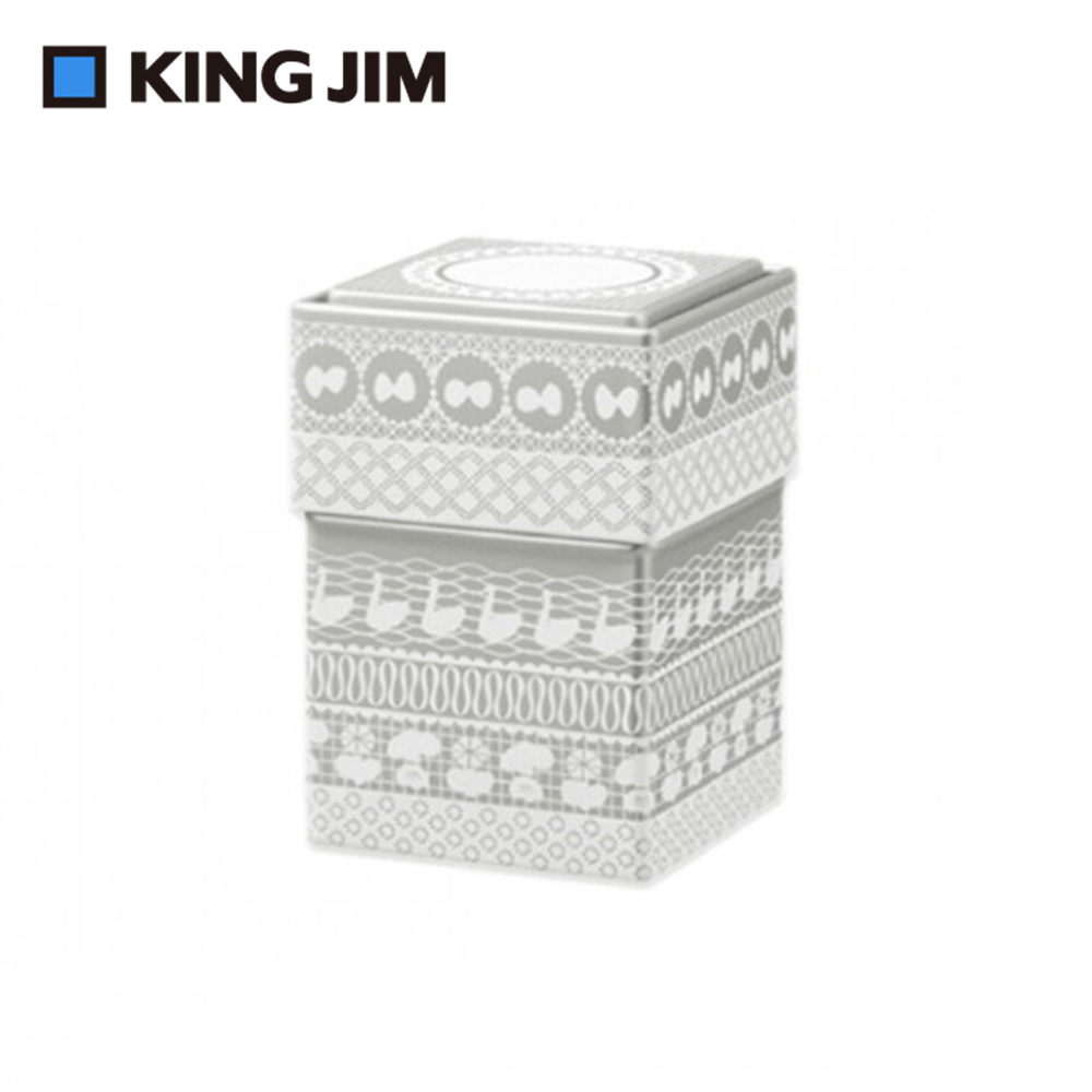 【KING JIM】KIT-C01 KITTA 收納罐-蕾絲