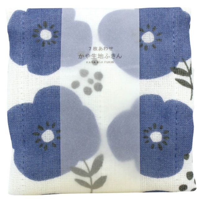 日本製 七枚紗 廚房抹巾 抹布 擦拭巾 - 藍山茶