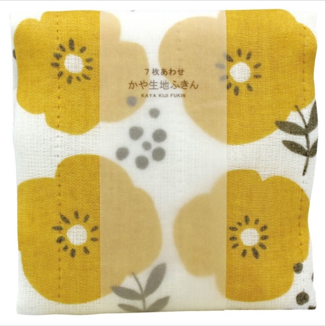 日本製 七枚紗 廚房抹巾 抹布 擦拭巾 - 黃山茶