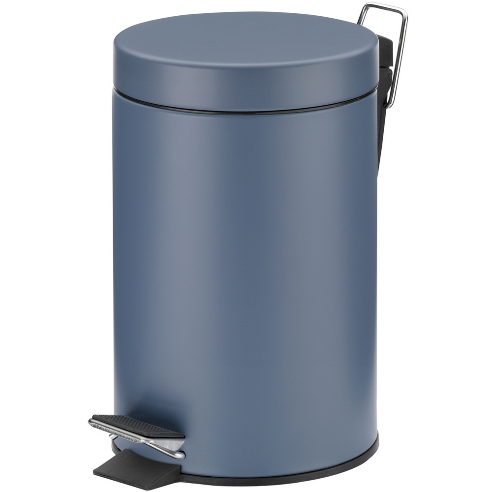 KELA 簡約腳踏式垃圾桶(藍3L)