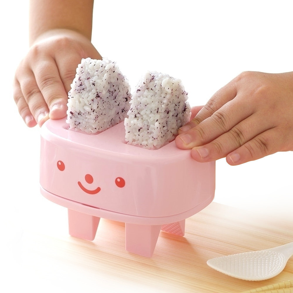 日本製造AKEBONO親子飯糰壓模器(粉紅色)