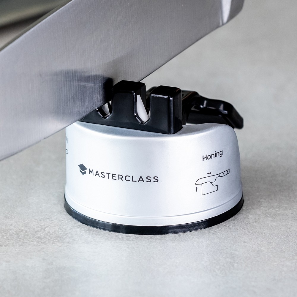 《MasterClass》雙槽磨刀器(銀)