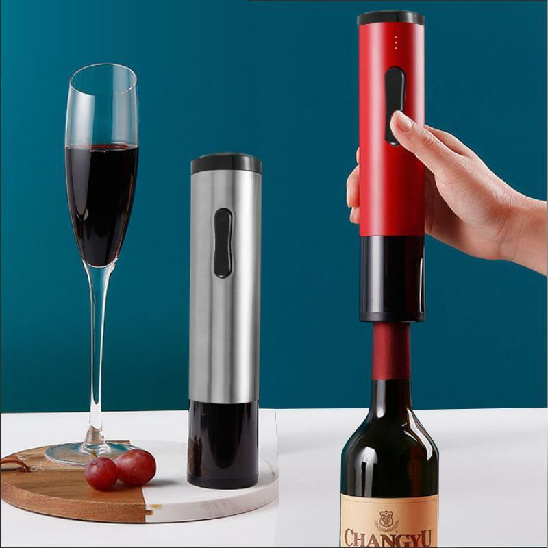 紅酒電動開瓶器不銹鋼充電款開酒器全自動啟瓶器葡萄酒起子