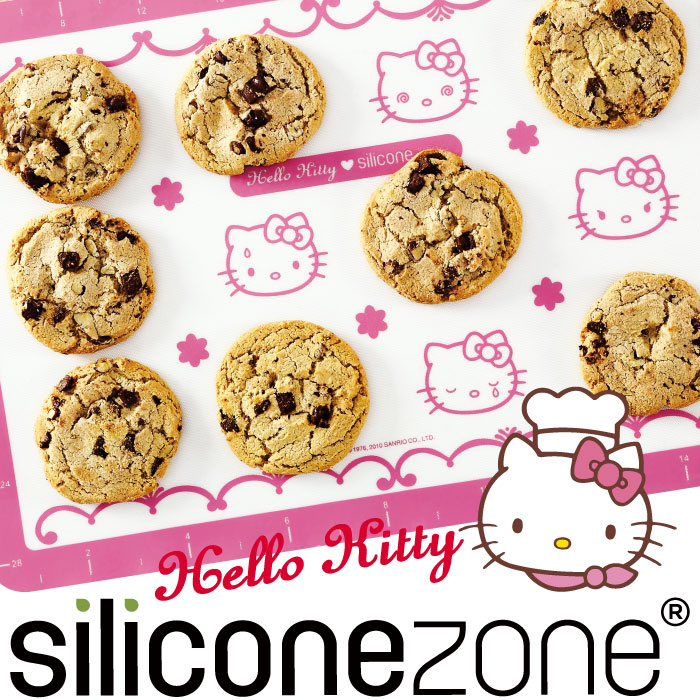 【Siliconezone 】施理康Hello Kitty耐熱矽膠餅乾烤箱墊