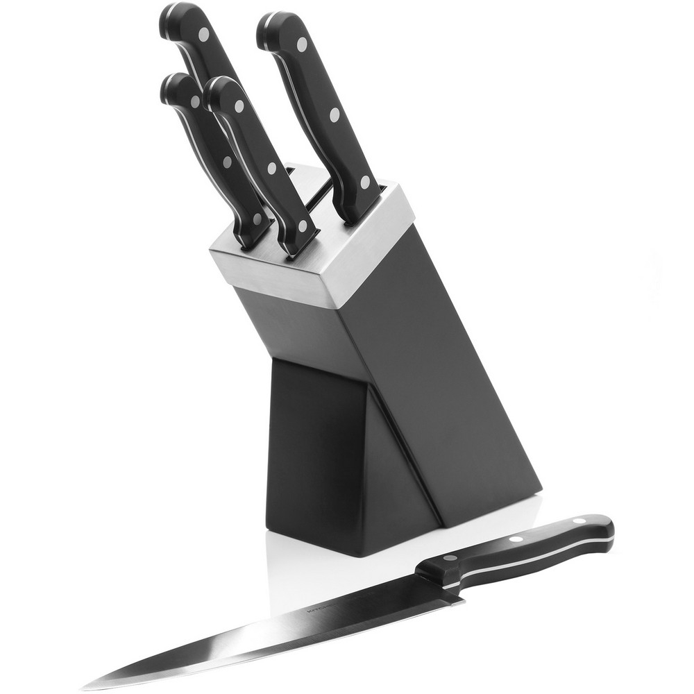 KitchenCraft刀架+刀具5件組