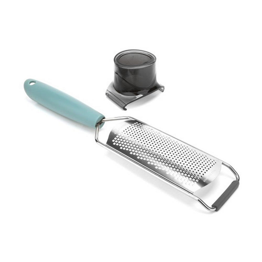 Luigi Ferrero Norsk壓器+止滑起司檸檬刨絲器(湖水綠2mm)