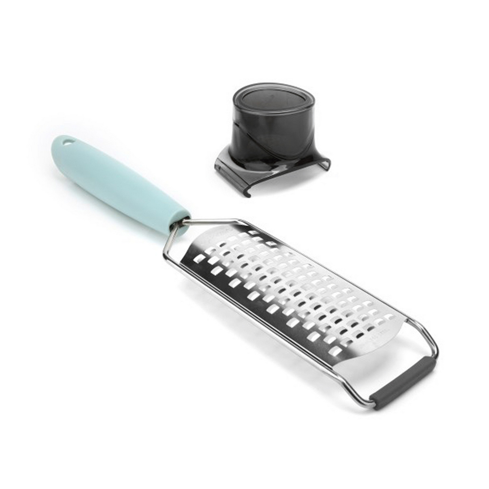 Luigi Ferrero Norsk壓器+止滑起司檸檬刨絲器(粉藍6mm)