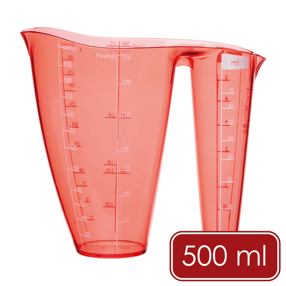 KitchenCraft 輕鬆看量杯(紅500ml)