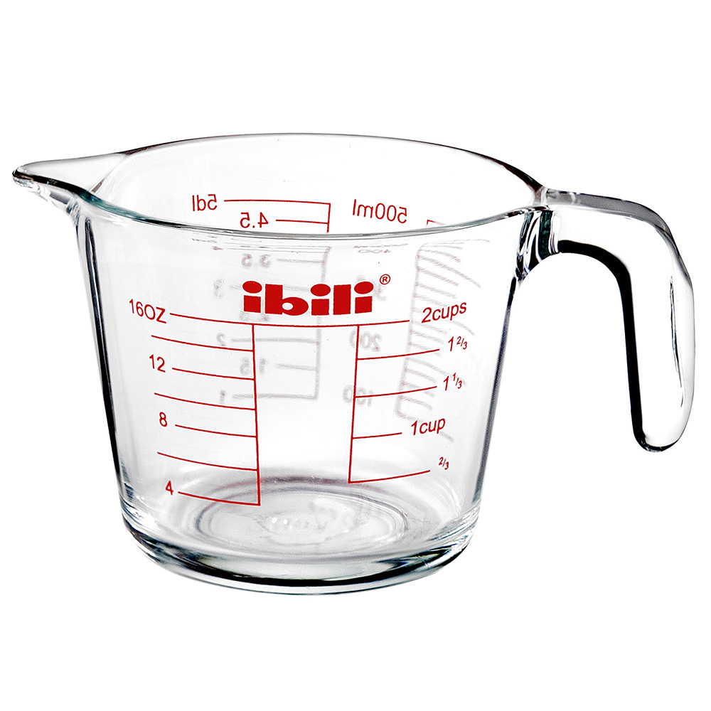 IBILI 耐熱玻璃握柄量杯(500ml)