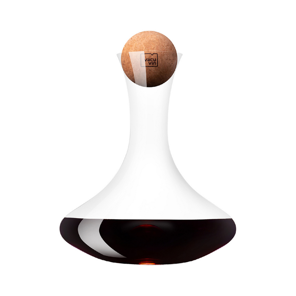 《Vacu Vin》水晶玻璃醒酒瓶+軟木球(1L)