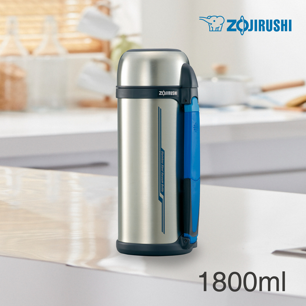 象印*1.8L*廣口不鏽鋼真空保溫瓶(SF-CC18) (內附中文標示)