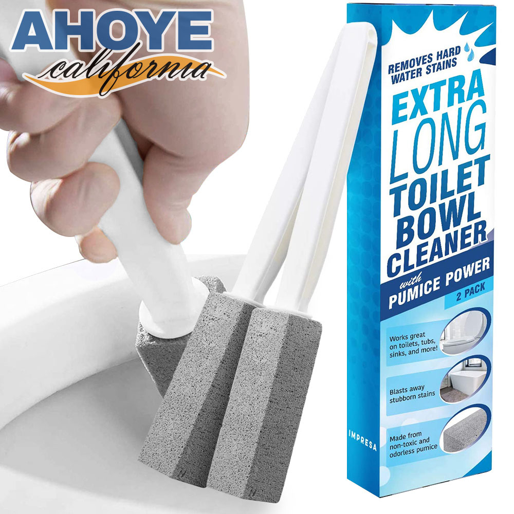 【Ahoye】除垢浮石清潔刷 (兩支入) 馬桶刷 磁磚刷 浴室廚房清潔刷