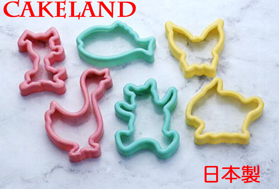 日本CAKELAND可愛動物造型餅乾壓模(大6款)