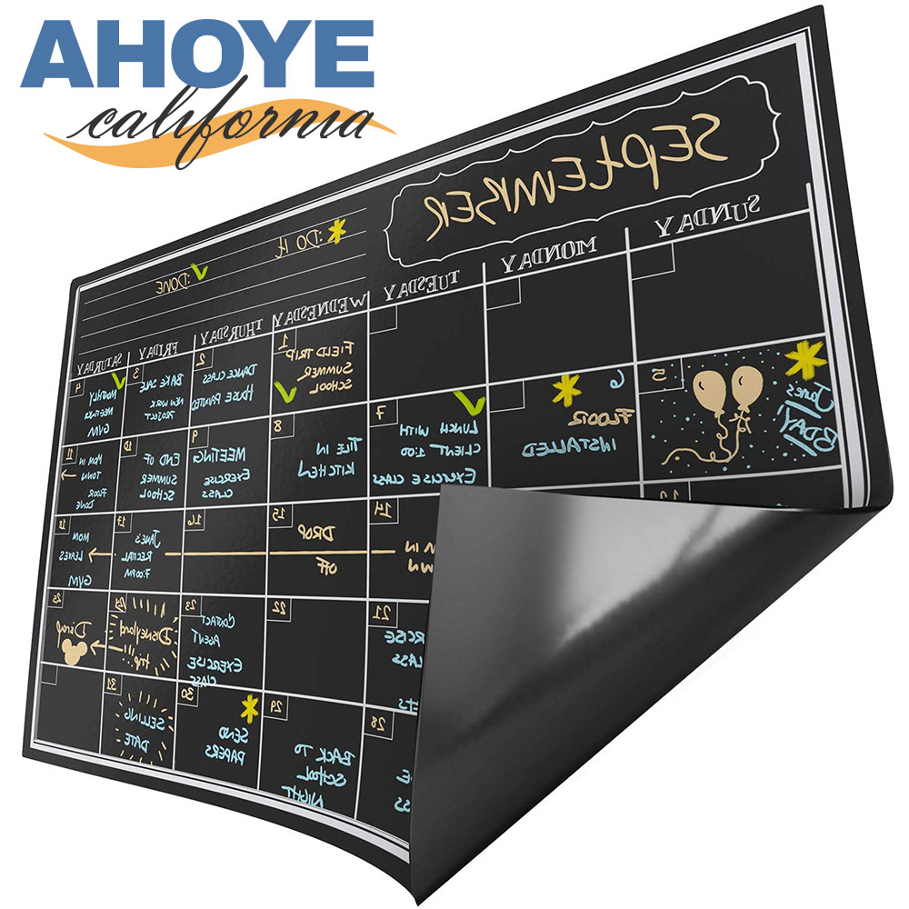 【Ahoye】磁性黑板60*40cm 軟黑板 留言板 塗鴉板