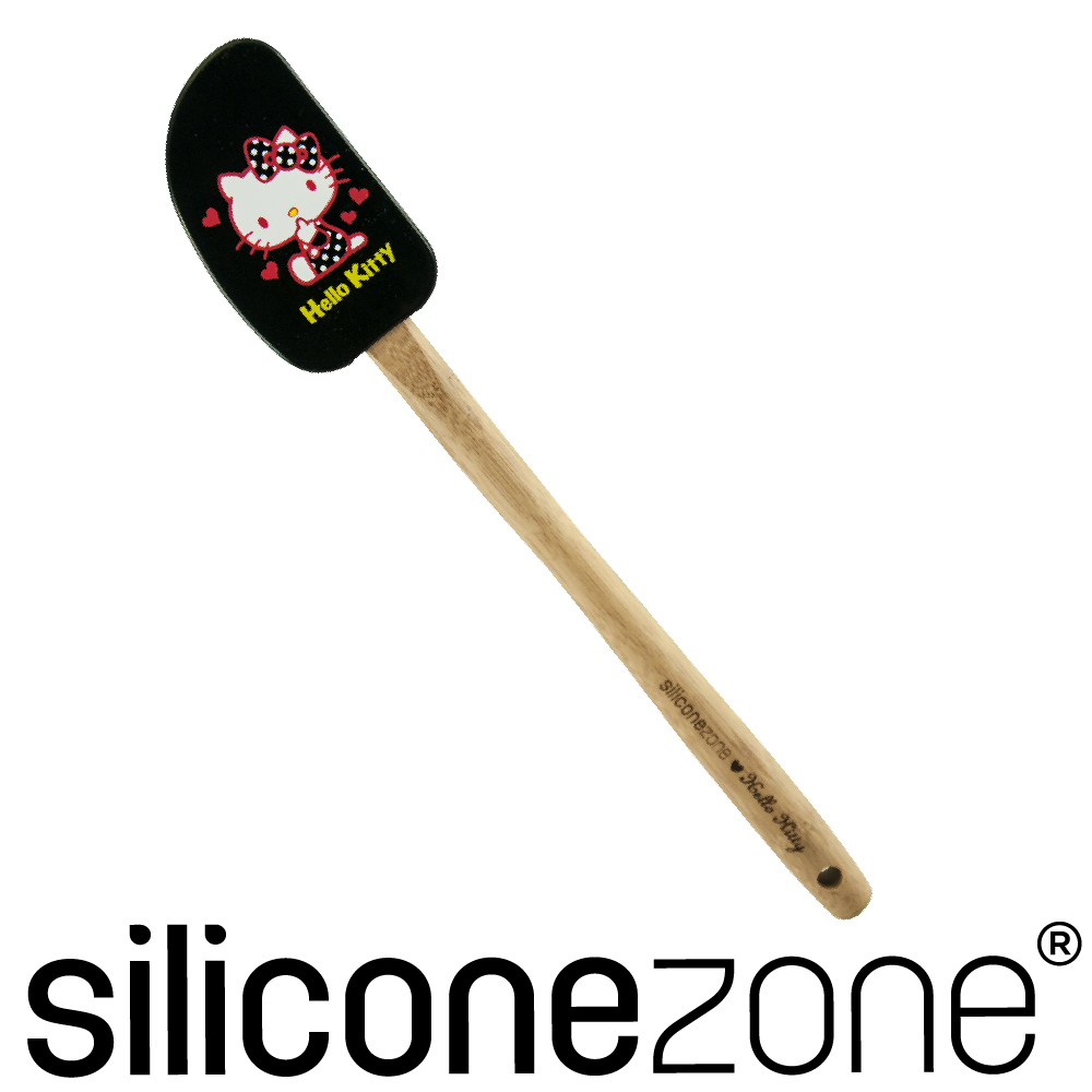 【Siliconezone】施理康Hello Kitty奶油刮刀-黑色