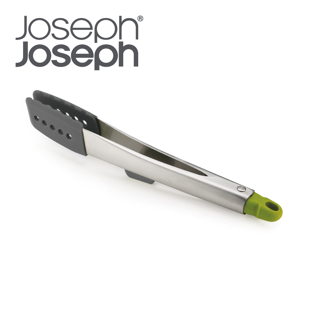 Joseph Joseph 不沾桌不鏽鋼餐夾(灰綠)