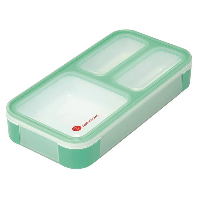 日本CB Japan 巴黎系列迷你薄型餐盒400ml-湖水綠