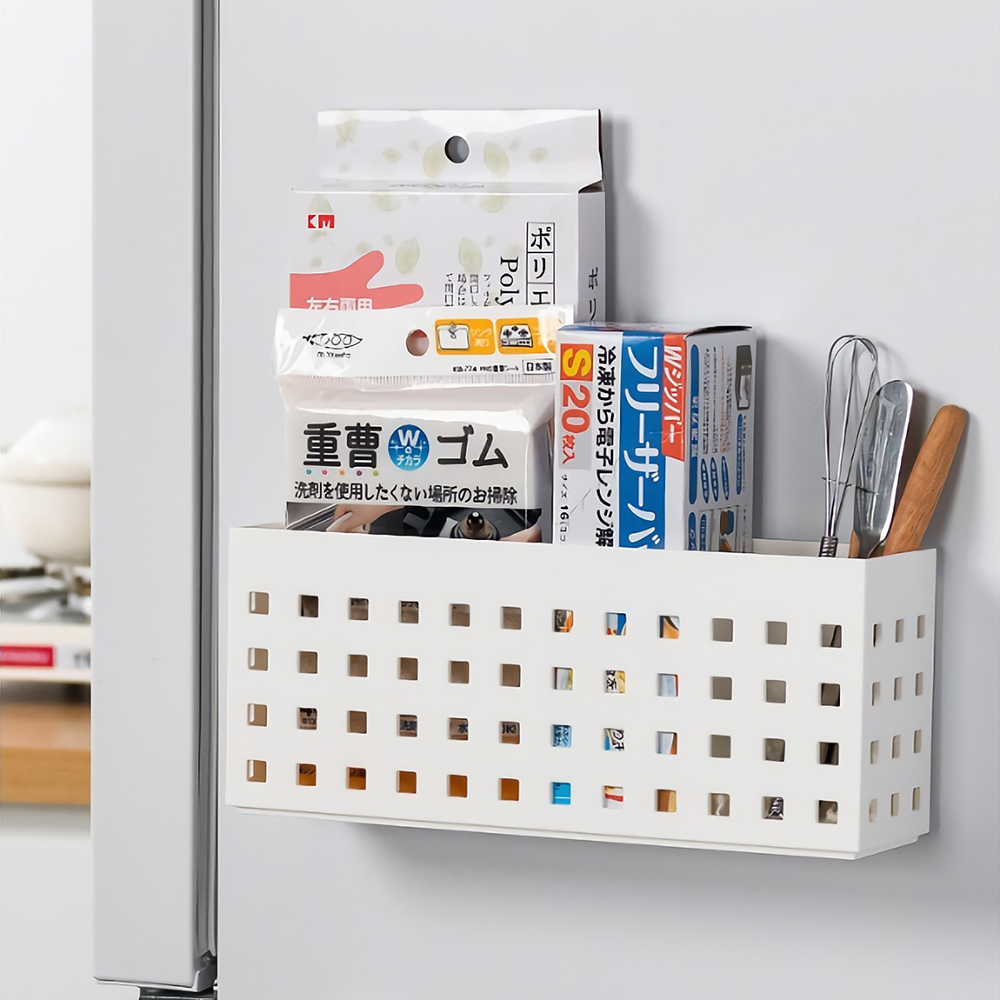 MAG 日式冰箱磁吸置物架 廚房收納架 瓶罐調料架 無痕側壁保鮮膜收納盒 洗衣機白板 強力磁鐵