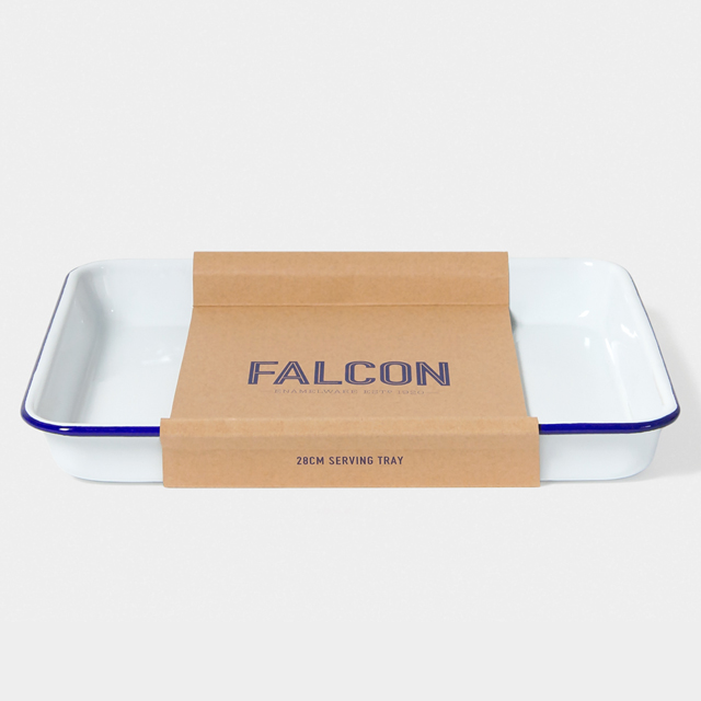 Falcon 獵鷹琺瑯 琺瑯托盤 藍白