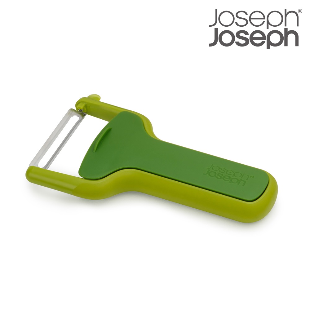 【英國Joseph Joseph】 滑蓋保護削皮刀-綠