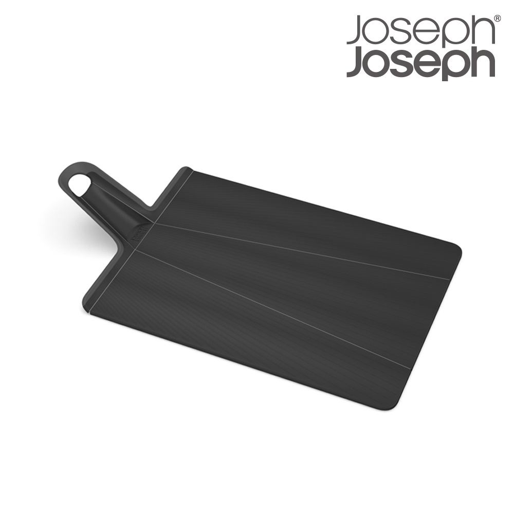 【英國Joseph Joseph】 Chop2Pot系列 輕鬆倒砧板-黑(大)