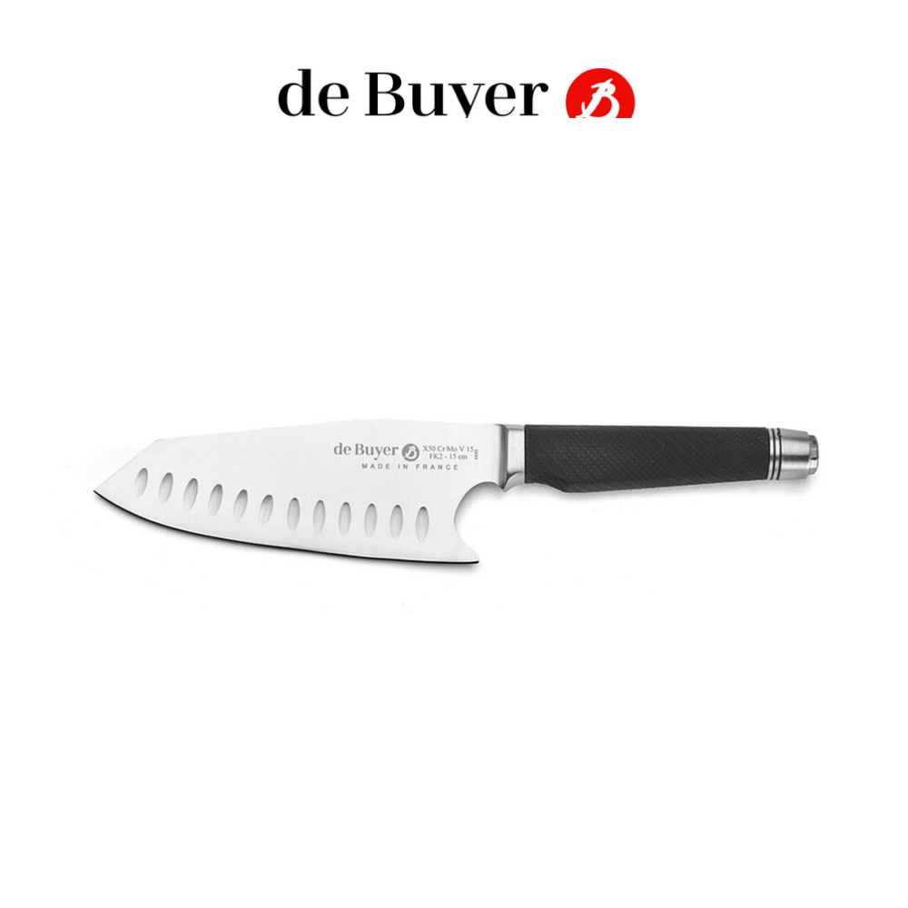 de Buyer法國畢耶 FK2碳纖系列 中式主廚刀15cm