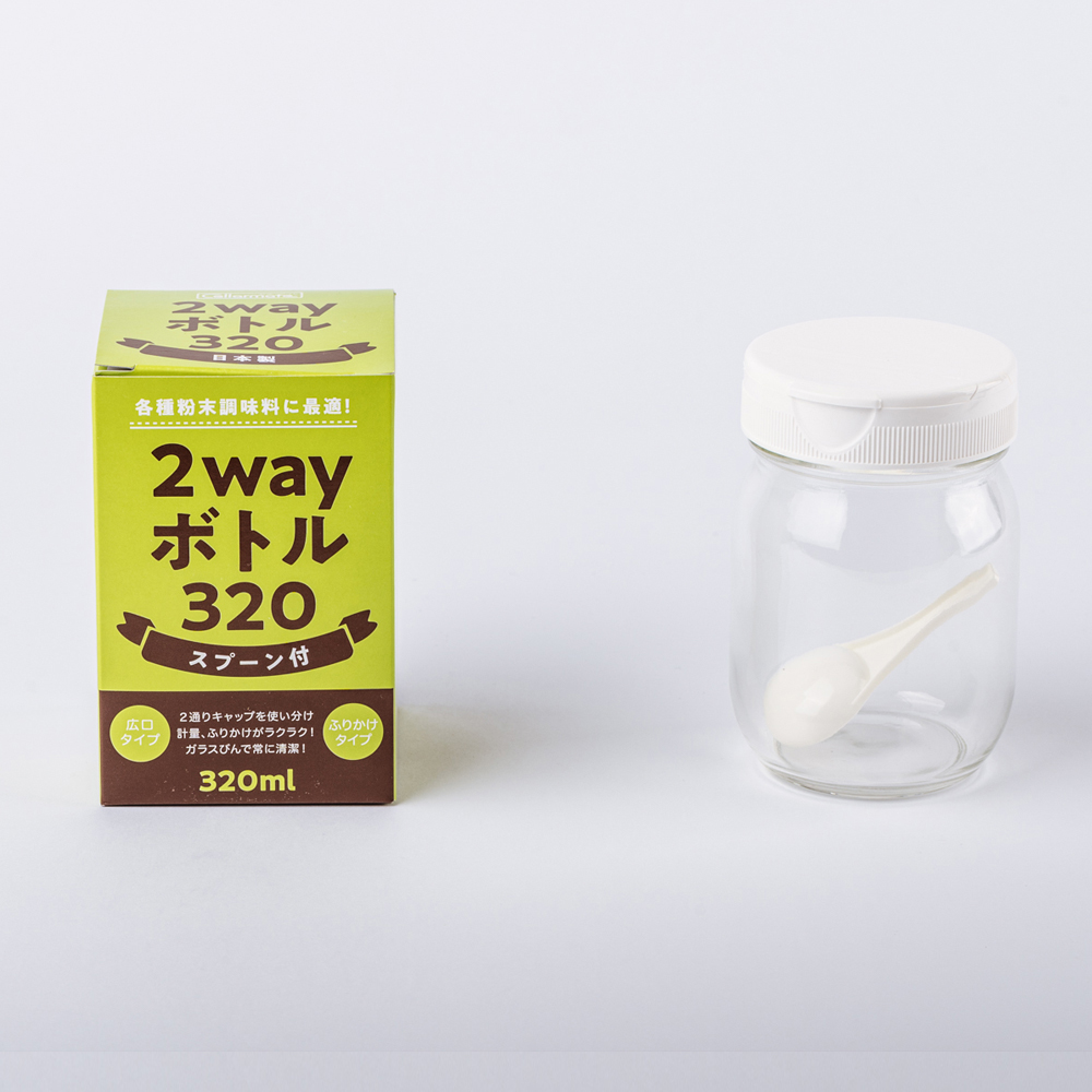 【日本星硝】2way雙開口調味瓶（320ml）