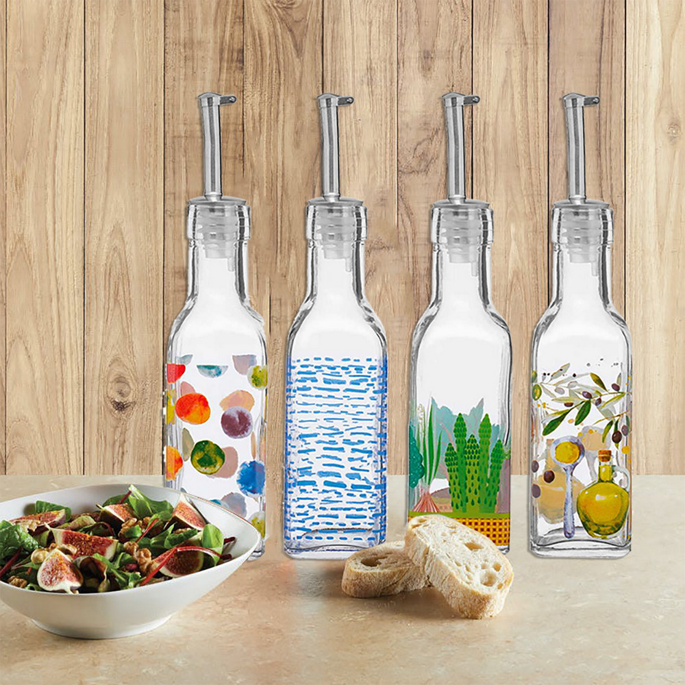 《KitchenCraft》玻璃油醋瓶(550ml)