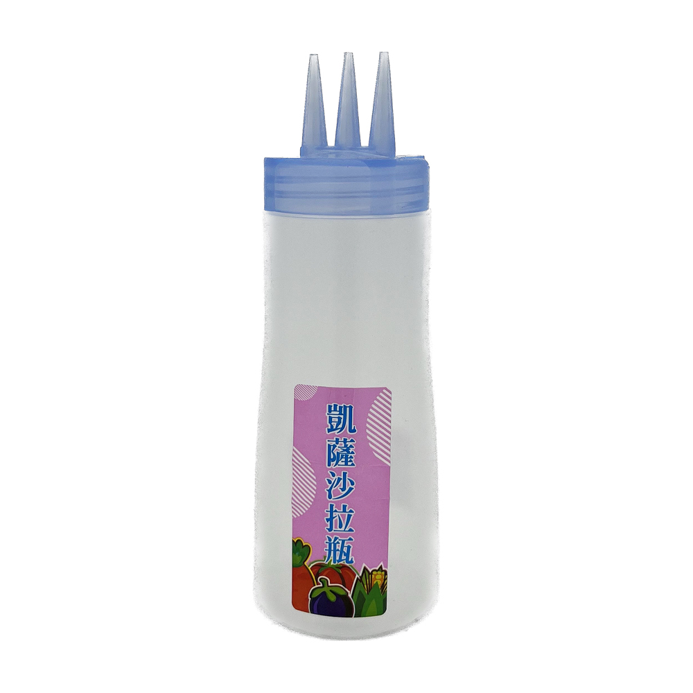 小凱薩沙拉瓶280ML-3入(醬料瓶/擠壓瓶/調料瓶/醬油瓶/調味瓶)
