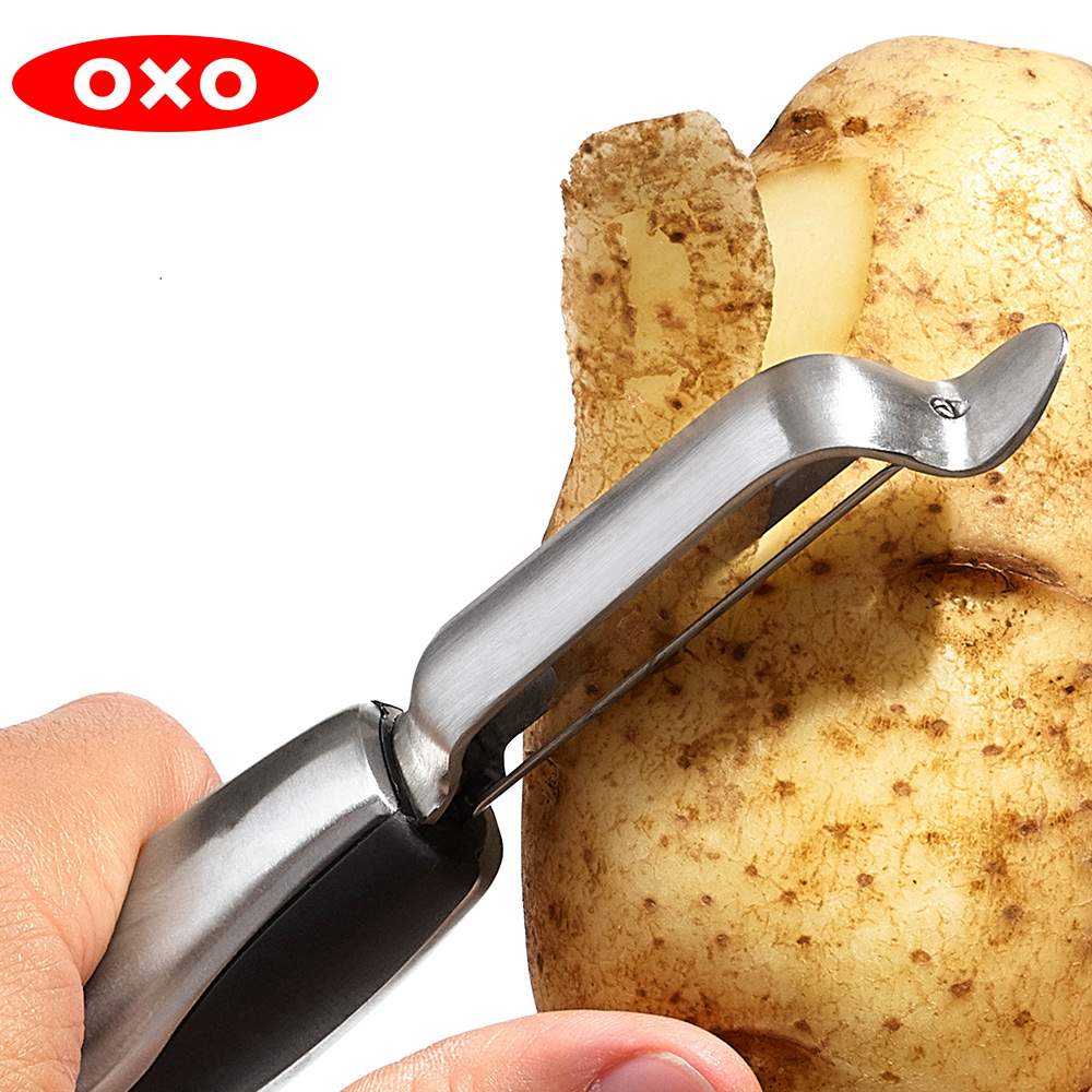 OXO 不鏽鋼直式蔬果削皮器