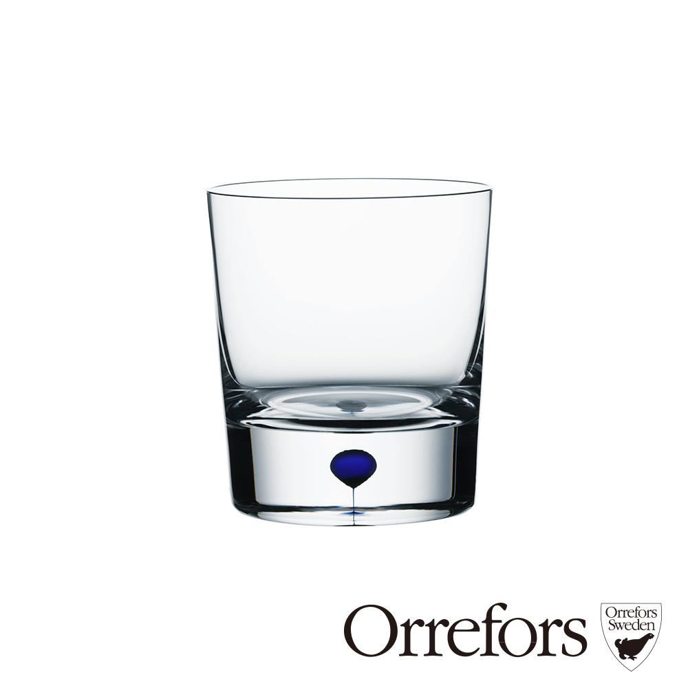 【瑞典Orrefors】 藍色之舞威士忌杯25CL-INTERMEZZO